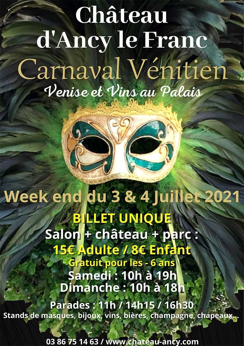 Carnaval vénitien à Ancy-le-Franc